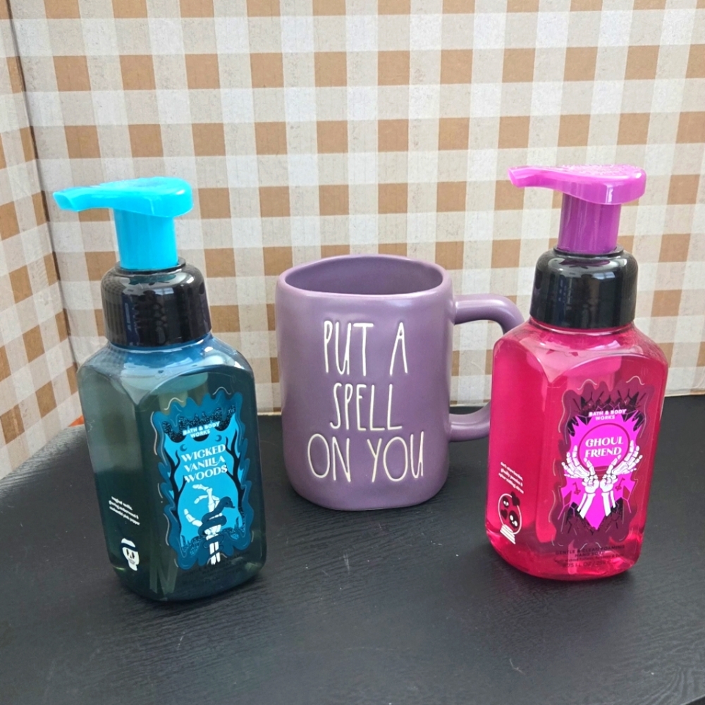 Rae Dunn SPELL On YOU + BBW Wicked Vanilla + Ghoul Friend